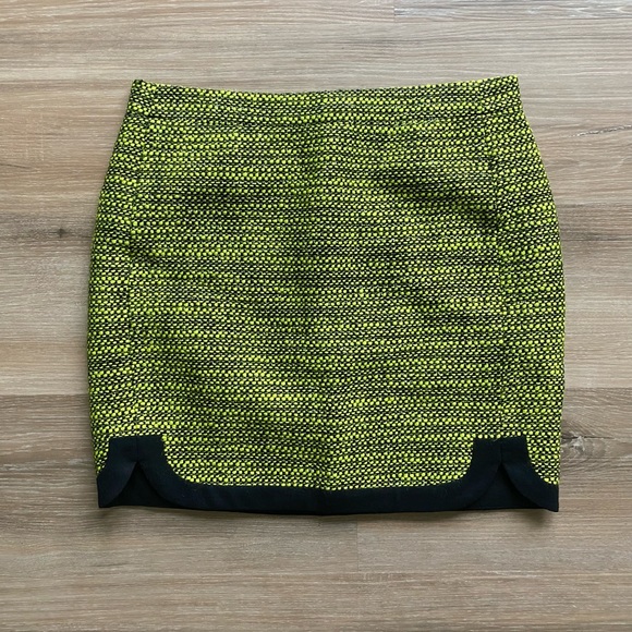 J. Crew Dresses & Skirts - J Crew tweed neon mini skirt